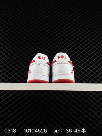 Nike Court Vision 1 Low White Red EU 36-45 Casual - Unisex (BS-72597)