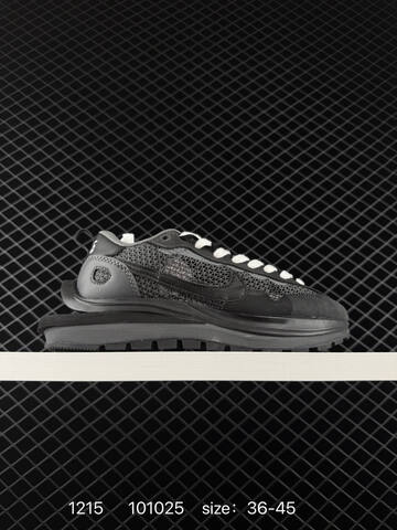 Nike Sacai x Nike VaporWaffle Black Grey EU 36-45 Running - Unisex (BS-73695)