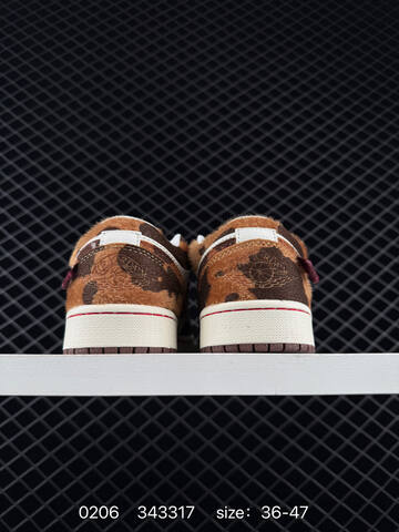 Jordan Air Jordan 1 Low Year Of The Horse White Brown Red Beige EU 36-47 Sneaker - Unisex BS-79712