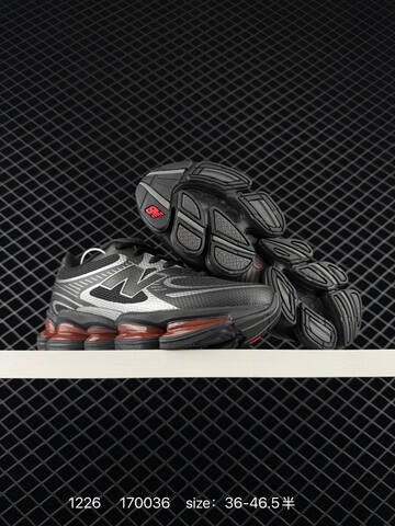 New Balance 2000 Black Silver Red EU 36-46 5 Running Shoe - Unisex (BS-82451)