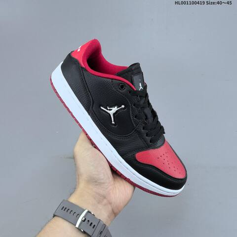 Jordan Air Jordan 1 Low Black Red White EU 40-45 Basketball - Men s BS-66135