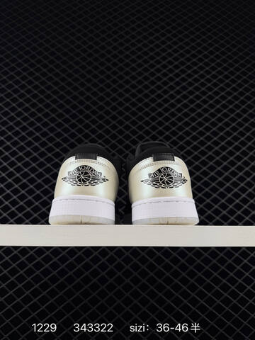 Jordan Air Jordan 1 Low Black Cream White EU 36-46 Sneaker - Unisex BS-79950