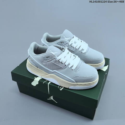 Jordan Flight Court Grey White Beige EU 36-46 Casual - Unisex (BS-62471)