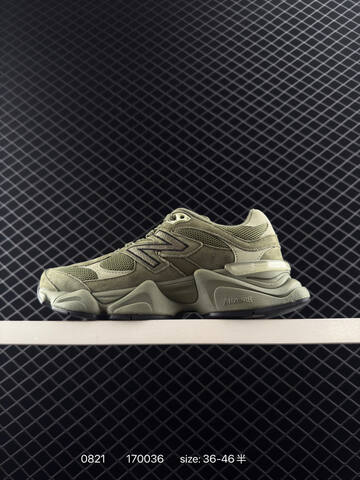 New Balance 9060 Olive Green Black Light Green EU 36-46 Sneaker Unisex BS-82934