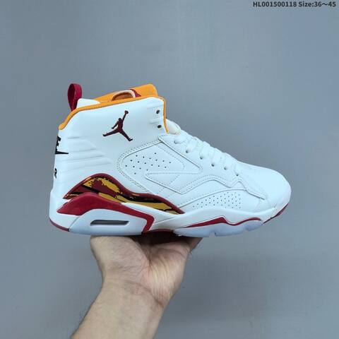 Jordan Air Jordan MVP 678 White Olive Green Red Orange 36 45 Basketball - Unisex (BS-66929)