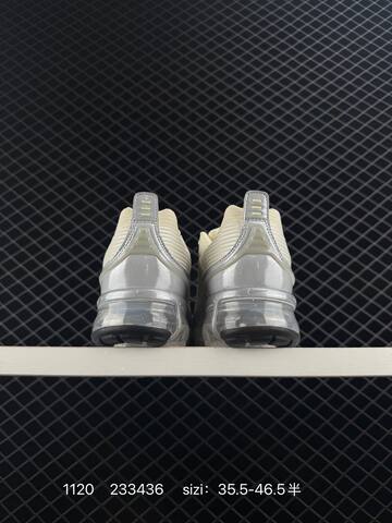 Nike Air Vapormax 360 Cream Ivory With Silver-gray And Translucent Sole Iridescent Swoosh 35 5-46 5 Running - Unisex (BS-74112)