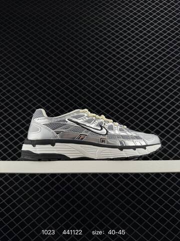 Nike P-6000 Black White And White Black EU 40-45 Running - Men's (BS-74641)