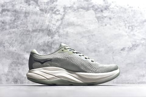 HOKA Rincon 4 Light Sage Off White Black Running Shoe Running Sneakers (BS-59403)