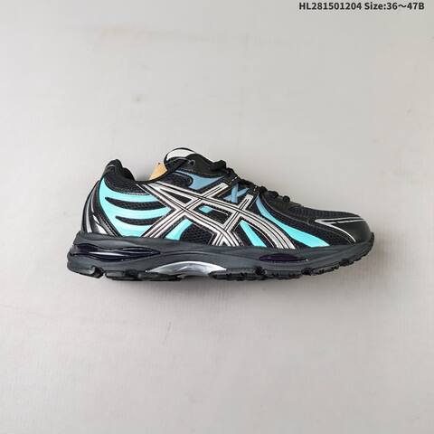ASICS GEL-SEKIRAN 1203A711-003 Black Turquoise Silver EU 36-47 Running Shoe Running Sneakers Unisex BS-69179