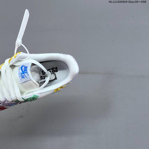 Nike Air Force 1 07 LV8 II1549 100 White Multicolor EU 36-45 Sneaker - Unisex (BS-60523)