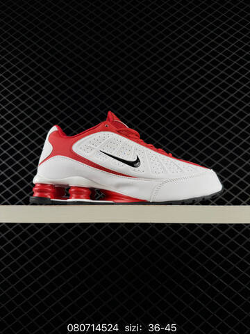 Nike Shox R4 White Red Black EU 36-45 Lifestyle - Unisex (BS-69897)