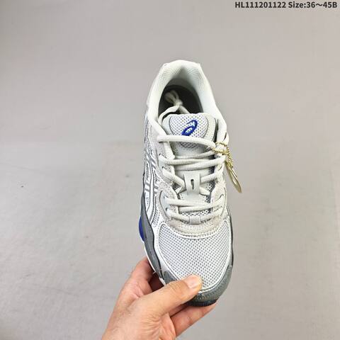 ASICS GEL-NYC White Grey Blue EU 36-45 Running Shoe Running Sneakers - Unisex (BS-69244)