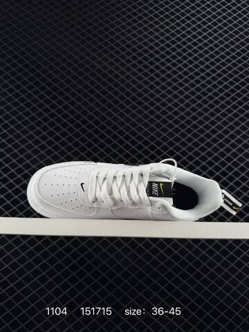Nike Air Force 1 07 White Black 36-45 Casual - Unisex BS-74370