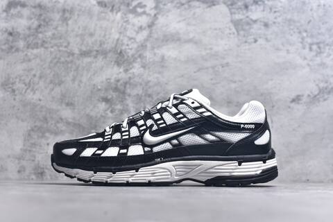Nike P-6000 Black White Running Shoe (BS-59670)