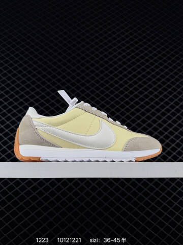 Nike Classic Cortez Leather EVA White Grey Suede With Mint Green Swoosh And Gum Sole EU 36-45 5 Casual - Unisex (BS-73541)