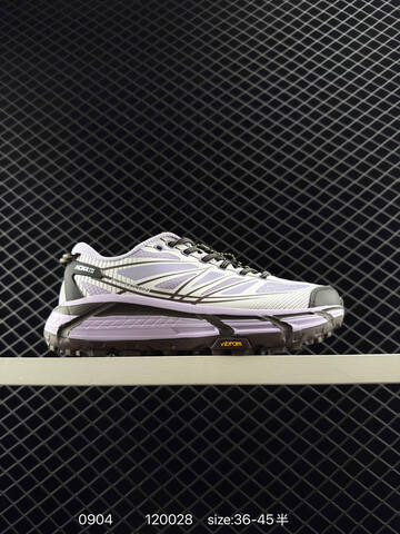 HOKA ONE ONE Mafate Speed 2 White Light Purple Black EU 36-45 Trail Shoe Trail Running Sneakers - Unisex (BS-86460)