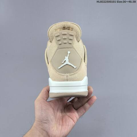 Jordan Air Jordan 4 Retro Beige Taupe White 36 48 5 Basketball - Unisex (BS-67142)