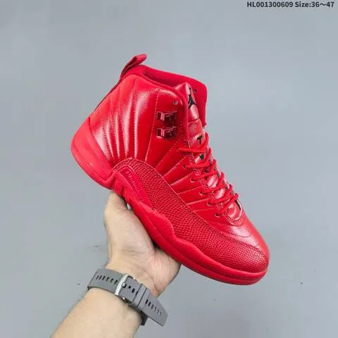 Jordan Air Jordan 12 Retro Gym Red 36 47 Basketball - Unisex BS-65790