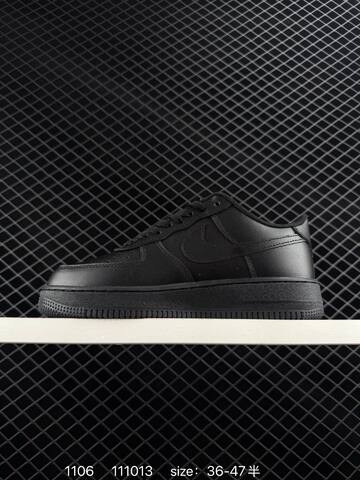 Nike Air Force 1 Low Black EU 36-47 5 Lifestyle - Unisex (BS-74330)