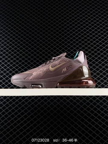 Nike Air Max 270 Mauve Dark Brown Gold EU 36-46 Running - Unisex (BS-70286)