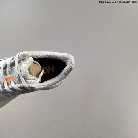 HOKA ONE ONE Bondi 9 Light Grey White Light Blue Orange Black EU 36-45 Running Shoe Running Sneakers - Unisex (BS-69430)