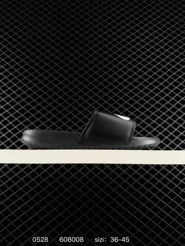 Nike Benassi Swoosh Black White EU 36-45 Casual - Unisex (BS-71144)