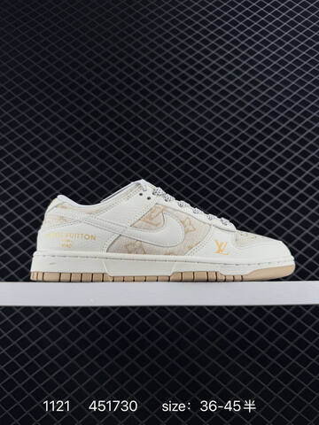 Nike SB Dunk Low White Cream Gold And Black Turquoise Variants EU 36-45 Skate - Unisex (BS-74082)