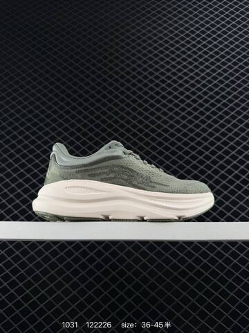 HOKA ONE ONE Bondi 9 Navy Blue White Grey EU 36-45 Running Shoe Running Sneakers - Unisex (BS-86403)