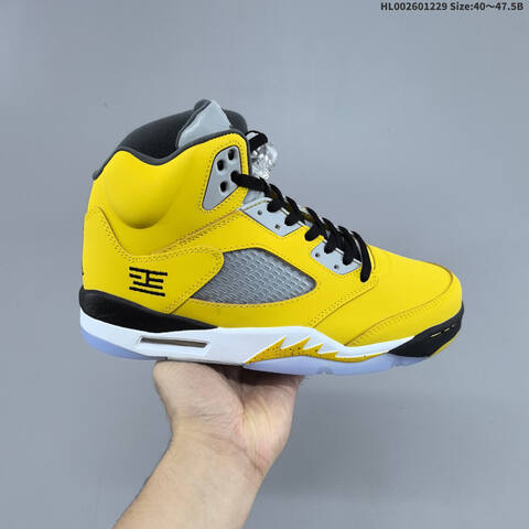 Jordan Air Jordan 5 Retro Tokyo 23 Yellow Multi EU 40-47 5 Basketball - Men's (BS-67210)