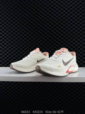 Nike Journey Run Cream White With Pink And Brown Accents EU 36-42 5 Running - Unisex (BS-81155)