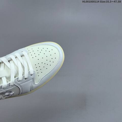 Nike Air Jordan 1 Low OG White Cream 35 5 47 5 Casual - Unisex (BS-66977)