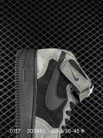 Nike Air Force 1 07 Black And Grey EU 36-45 Lifestyle - Unisex (BS-73109)