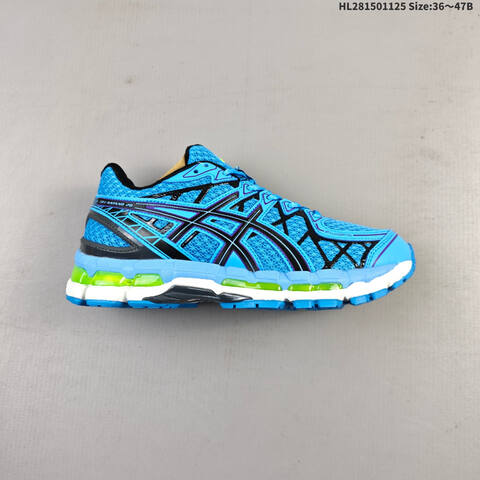 ASICS GEL-KAYANO 20 Blue Black Purple Green White EU 36-47 Running Shoe Running Sneakers - Unisex (BS-69227)