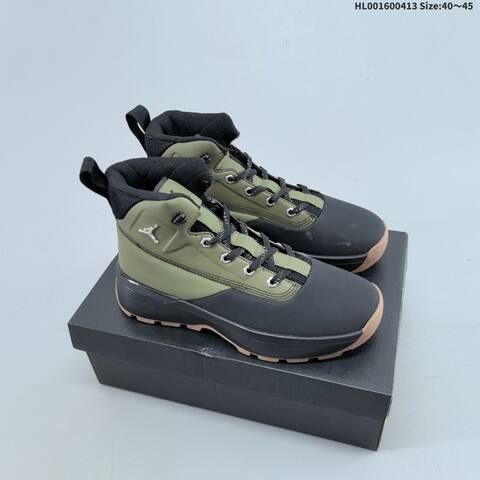 Jordan Air Jordan City Boot Olive Green Black Gum 40 45 Casual - Men's (BS-66212)