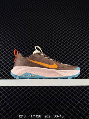 Nike ReactX Wildhorse 10 Brown Orange Blue 36-45 Trail - Unisex (BS-73630)