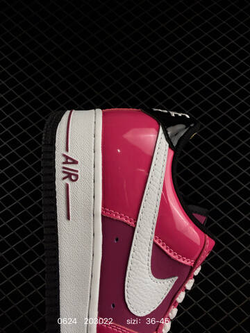 Nike Air Force 1 07 Low Hot Pink Purple White Black EU 36-45 Sneaker - Unisex (BS-70611)