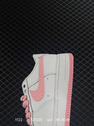 Nike Air Force 1 07 White Pink EU 36-40 5 Lifestyle - Unisex (BS-74057)