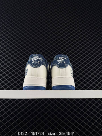Nike Air Force 1 Low White Blue Denim EU 35-45 Lifestyle - Unisex (BS-73026)