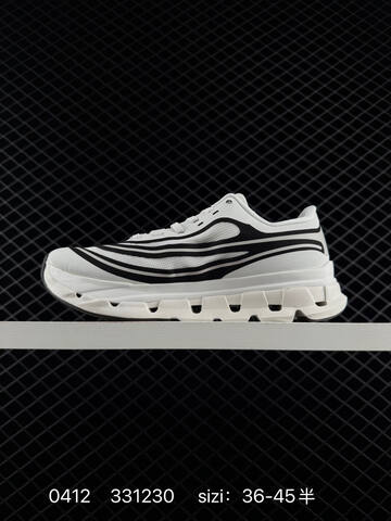 On Cloudflow 5 White Black Grey EU 36-45 Running Shoe Running Sneakers - Unisex (BS-85361)