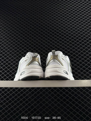 New Balance 530 White Silver Gold Black EU 36-45 Sneaker - Unisex (BS-82753)
