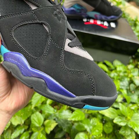 Jordan Air Jordan 8 Retro 305381-006 Black Red Grey Blue EUR 43 Basketball Shoe - Men s BS-87311