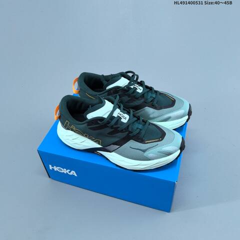 HOKA Speedgoat 7 Black White Grey EU 36-45 Trail Shoe Trail Running Sneakers - Unisex (BS-69337)