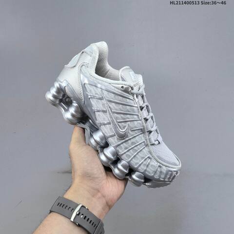 Nike Shox TL Metallic Silver Light Grey EU 36-46 Running Shoe - Unisex BS-60354