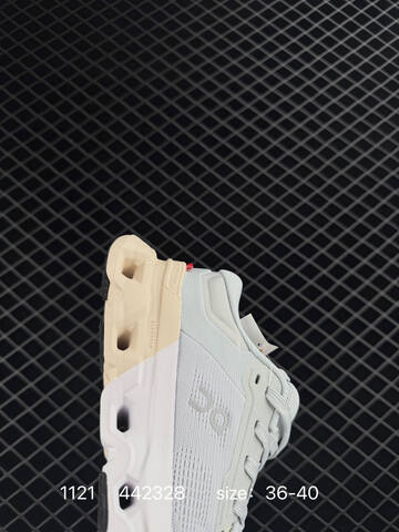 On Cloudflyer Light Grey Cream White Black EU 36-40 Running Shoe Running Sneakers - Unisex (BS-85461)