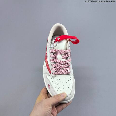 Nike Air Jordan 1 White Grey Red 36 45 Lifestyle - Unisex (BS-66907)