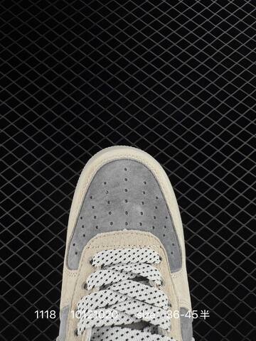Nike Air Force 1 07 Low Light Grey And Sail Suede EU 36-45 5 Lifestyle - Unisex (BS-74152)