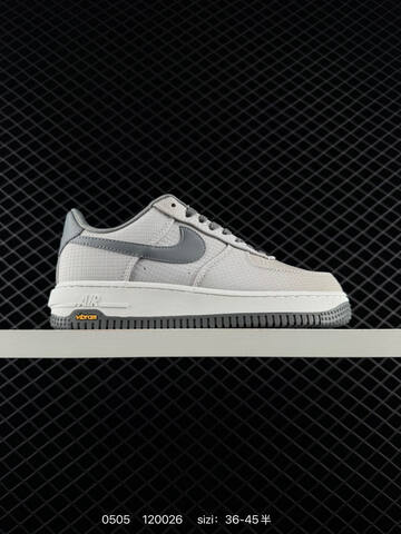 Nike Air Force 1 07 Light Grey White Dark Grey EU 36-45 Casual - Unisex (BS-71681)