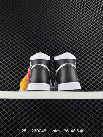 Jordan Air Jordan 1 Retro High OG White Black Blue EU 36-48 5 Basketball Shoe - Unisex BS-80198