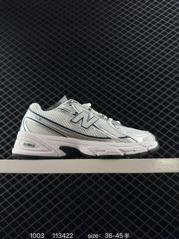 New Balance 740 U740CG2 White Silver Navy Black EU 36-45 Running Shoe - Unisex (BS-82756)