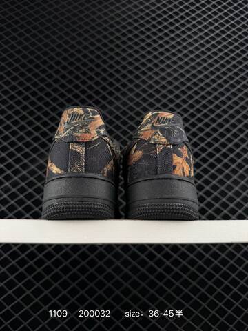Nike Air Force 1 Low Black Brown Camo EU 36-45 5 Lifestyle - Unisex (BS-74284)